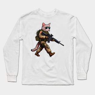 Tactical Cat Long Sleeve T-Shirt